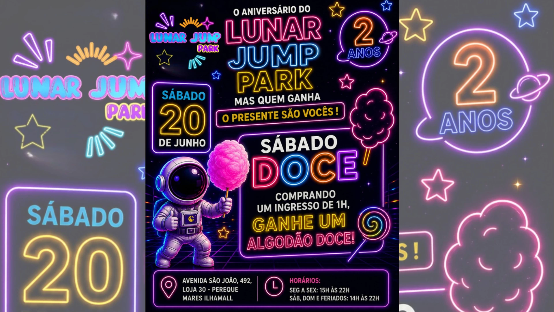 Aniversário do Lunar Jump Park