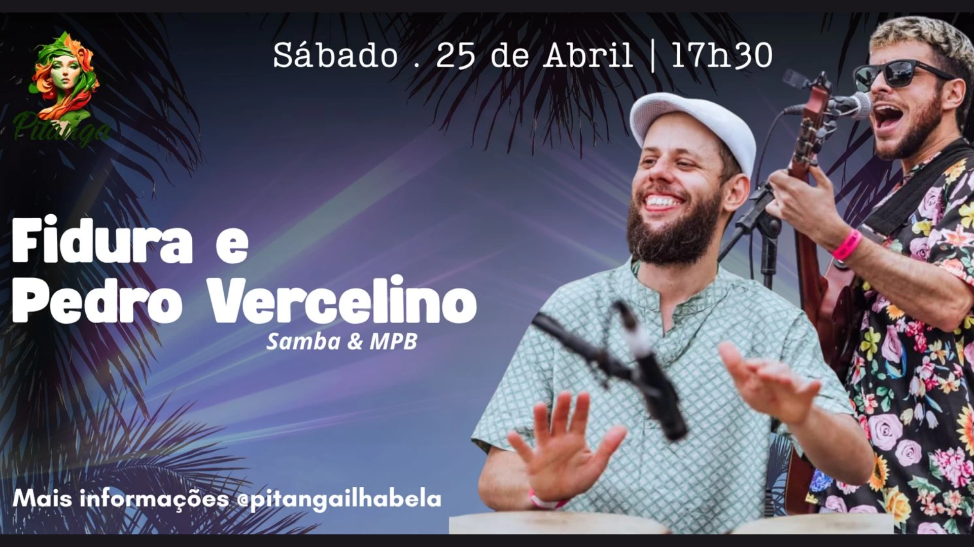 Fidura e Pedro Vercelino no Pitanga