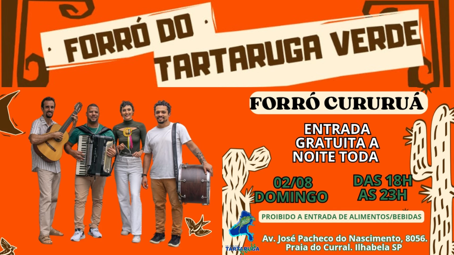 Forró Cururuá no Tartaruga Verde