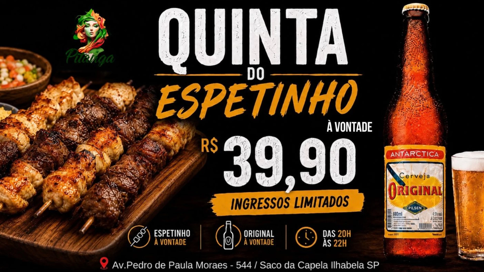 Quinta do Espetinho no Pitanga