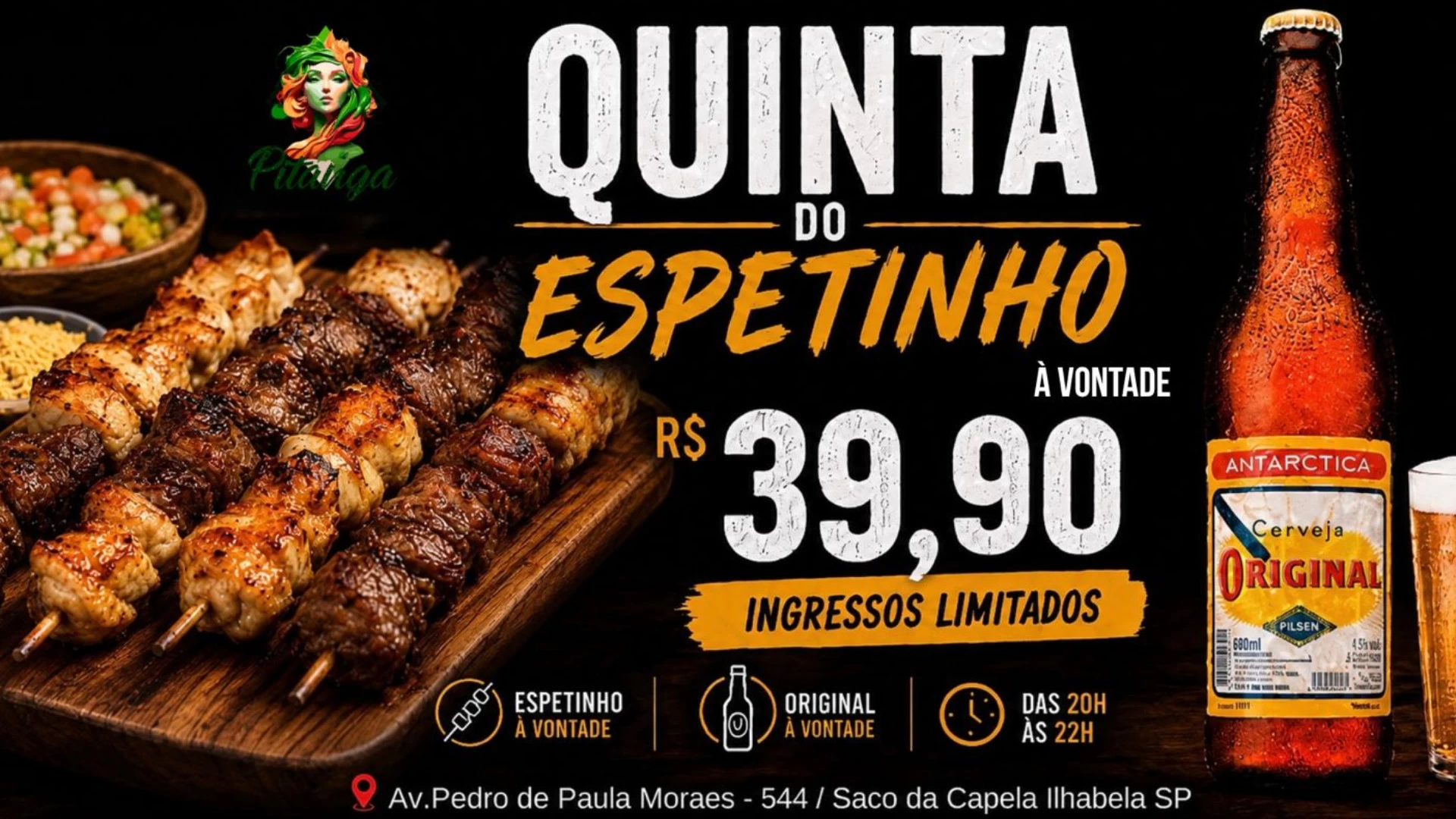 Quinta do Espetinho no Pitanga