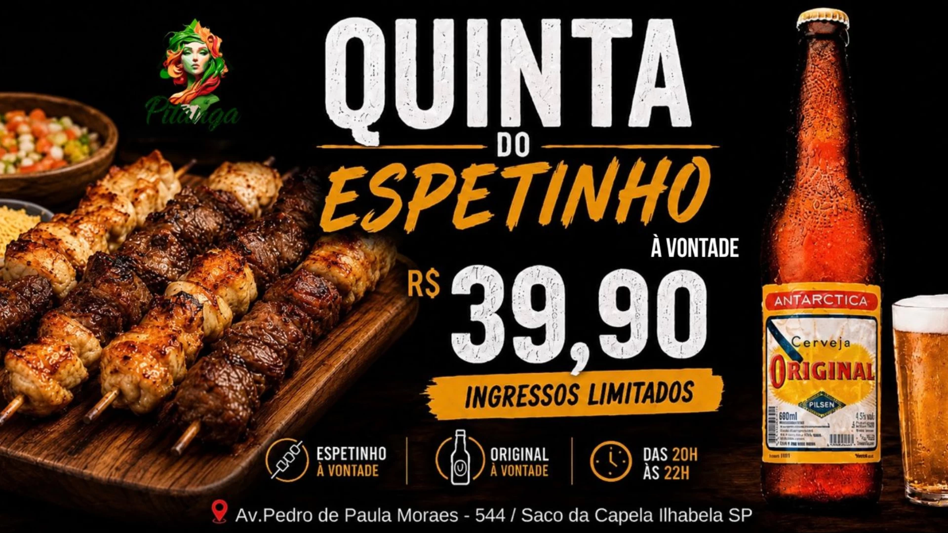 Quinta do Espetinho no Pitanga