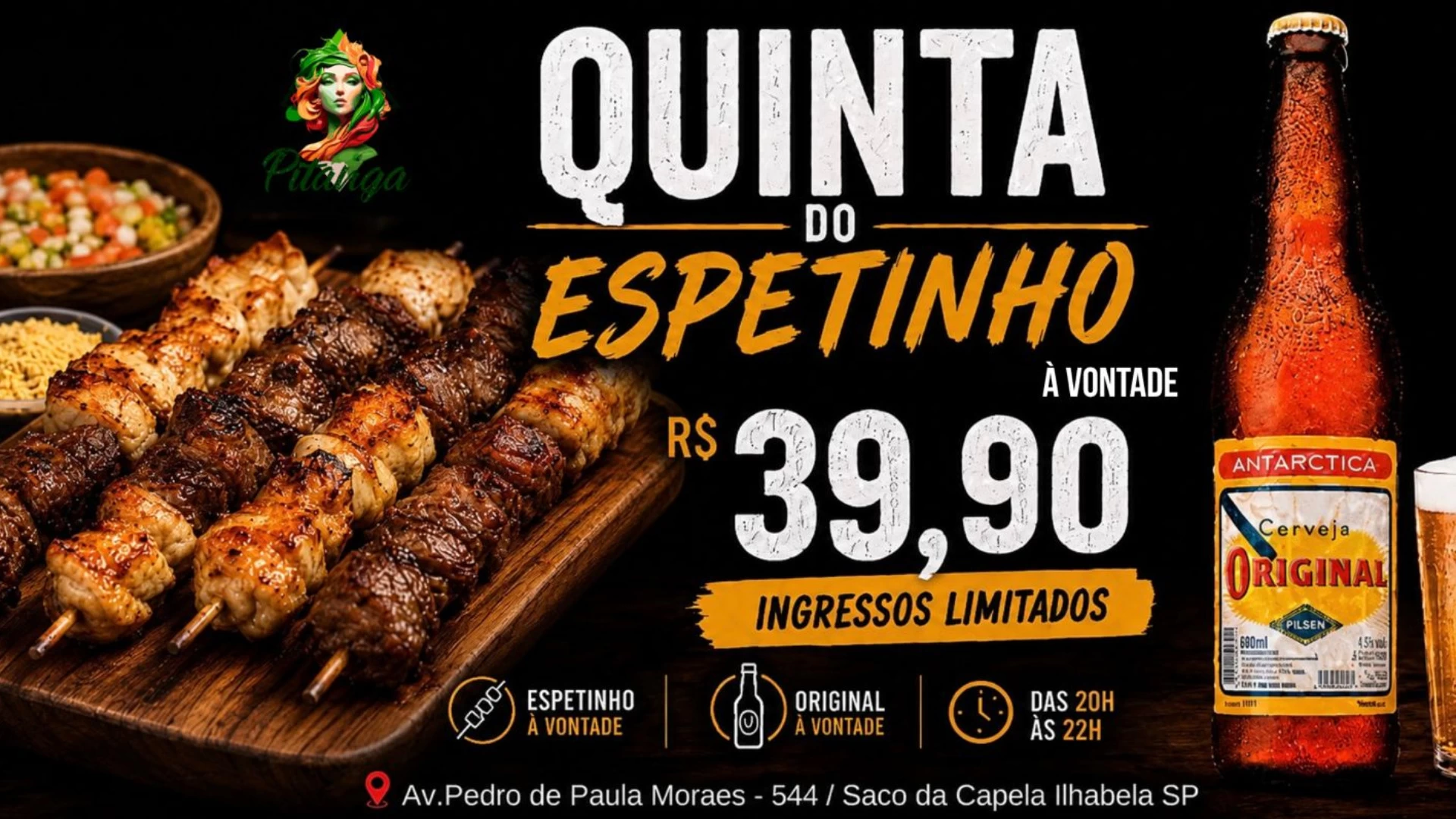 Quinta do Espetinho no Pitanga